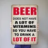 Beer - Vintage Metal Signs - 20*30cm/30*40cm - Warning