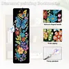 (US Local)8Pcs DIY Butterfly Diamond Painting Art Bookmarks with Crystal Pendants for Gift