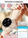 Bezbolesny pomiar cukru we krwi inteligentny zegarek bluetooth
