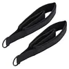 [US Local Warehouse] 2Pcs Ankle Pilates Cord Elastic Double Ring Exercise Straps Resistance Band Cord