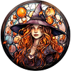 Halloween - 18CT Stamped Cross Stitch 25*25cm/9.84*9.84in