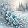 (Multi-Style)Winter Scenery-11CT Stamped Cross Stitch 40*40cm/15.75*15.75in