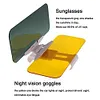 Car sun visor day and night anti-glare sun visor two-in-one car sunscreen anti-UV sun visor anti-glare sun visor driving goggles goggles