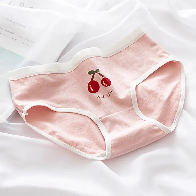 Women's Cotton Underwear Sexy Floral Panties Girl Cute Underwear Mid Waist Seamless Comfortable Briefs  Female Lingerie
