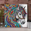 (Pre-Framed)Horse-Special Shape Diamond Painting Kit(29x29cm)