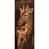 (Big Size)Giraffe-Stamped Cross Stitch 11CT/14CT 30*75cm/11.81*29.53in