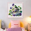 Bird Teacup-14CT Counted Cross Stitch Kit(40x40cm)