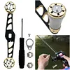 Bait Casting Fishing Reel Handle Rocker Aluminum Alloy Fishing Reel Arm (Gold)