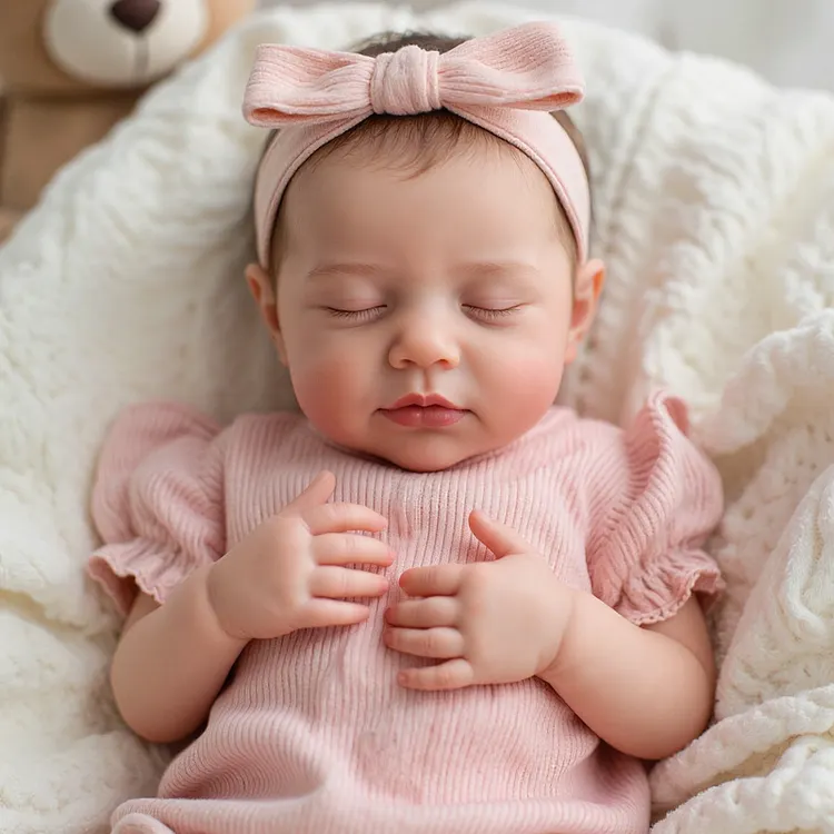 Babeside Sleeping Reborn Baby Liya 20" Little Infant Girl Building Lovely Memories