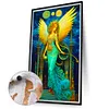 （Big Size)Greek Angel Girl Glass Painting-Paint by Numbers Acrylic Painting 40*70CM
