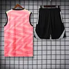 2025/2026 Real Madrid Pre-Match Training Pink Vest+Shorts Football1:1 Thai Quality