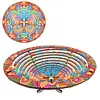 (US Local)Diamond Painting Wooden Serving Tray Decorative Diamond Painting Dining Plate(G)