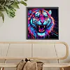 Diamond Painting -DIY Round Drill Colorful Tiger(40*40CM)