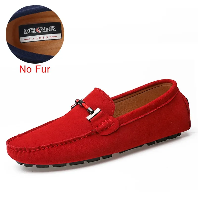 DEKABR Trendy Men Casual Shoes Big Size 38-47 Brand Summer Driving Loafers Breathable Wholesale Man Soft Footwear Shoes For Men