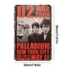 (Multi Style)U2 - Vintage Metal Signs - 20*30cm/30*40cm - Music