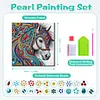 (Pre-Framed)Horse-Special Shape Diamond Painting Kit(29x29cm)
