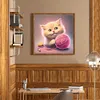 【Limited Stock Sale】Cat Playing Yarn-Paint by Numbers Acrylic Painting 40*40cm