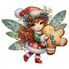 >SALE<5D DIY Partial Special Shaped Drill Diamond Painting Pixie Angel Decor 30x30cm