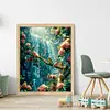 (Multi-Style) Flower House Scenery-11CT Stamped Cross Stitch 45*55cm/17.72*21.65in