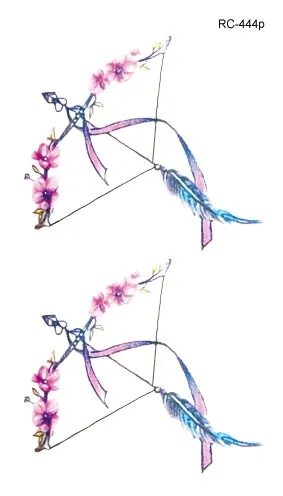 52 Kinds Watercolor Flora Lavender Waterproof Fake Tattoos Temporary Women Arm Chest Ankle Stickers Floral Body Art Tatto Flower