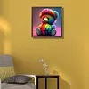 Colourful Bear - Round AB Drills Diamond Painting(45*45cm)