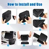 Car trash can Car trash can door storage box built-in garbage bag