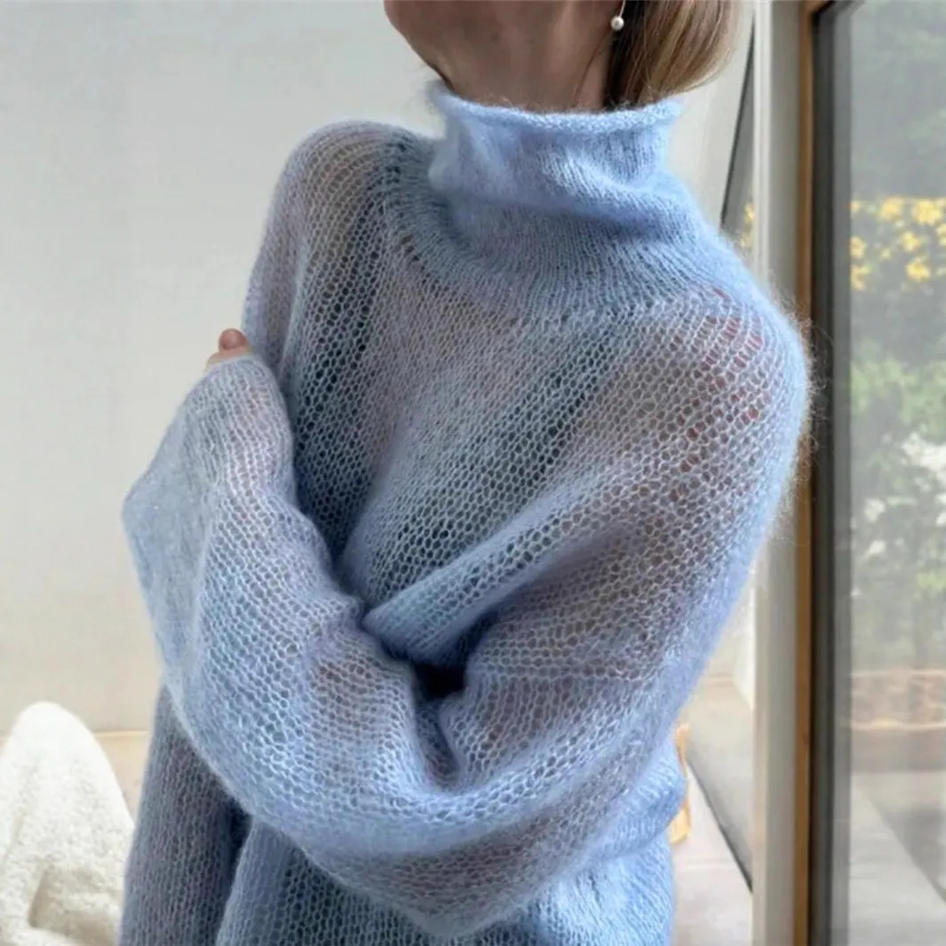 Athvotar Athvotar Autumn And Winter New V Collar Wear Loose Lazy Breeze Knitted Sweater Skirt