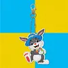 5pcs DIY Diamond Painting Rabbit Keychains
