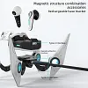 Alien Mecha 5.4 Bluetooth Headset Luminous Low Latency In-ear Wireless Headset Gaming Headset Neck Hanging Fashion