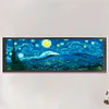 Starry Night Panorama - 11CT Stamped Cross Stitch 149*54cm/58.66*21.26in
