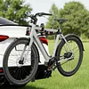 [US Local Warehouse] 4 Bike Rack Bicycle Carrier Racks Hitch Mount Double Foldable Rack for Cars Trucks SUVs and Minivans with a 2 Inch Hitch Receiver