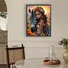 >SALE<5D DIY Full Round Drill Diamond Painting Zebra & Girl Decor Art Craft 30x40cm