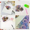 12 PCS Coffee Afternoon Tea - 5D DIY Greeting Card