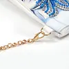 DIY Flower Special Shape Diamond Painting Leather Chain Shoulder Bag Clutch