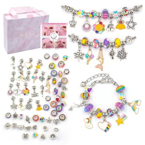 (🔥2022 BEST GIFT TO MY GRANDDAUGHTER🔥) 🎄Early Christmas Sale 50% OFF🎄DIY Crystal Bracelet Set