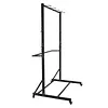 [US Local Warehouse] Mobile Freestanding Vertical Bike Rack with Locking Casters & 6 Hooks Bicycle Storage Vertical Bike Storage Stand Holds Up To 5 Bikes Height Adjustable for Garage Basement & Home