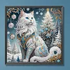 Winter Cats-Partial Special Shaped Diamond Painting 30*30CM