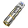 Super bright flashlight outdoor camping long distance rechargeable home lighting