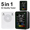 5 In 1 Formaldehyde Monitor Carbon Dioxide Detector Home Air Quality Monitor