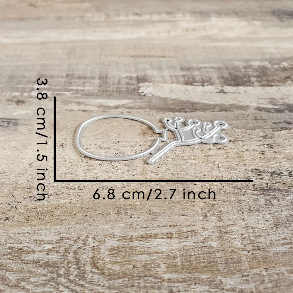 Athvotar Vase Flower Metal Cutting Dies Scrapbooking Mold Knife Stencil Die Cuts Card Making DIY Craft Embossing New Dies For