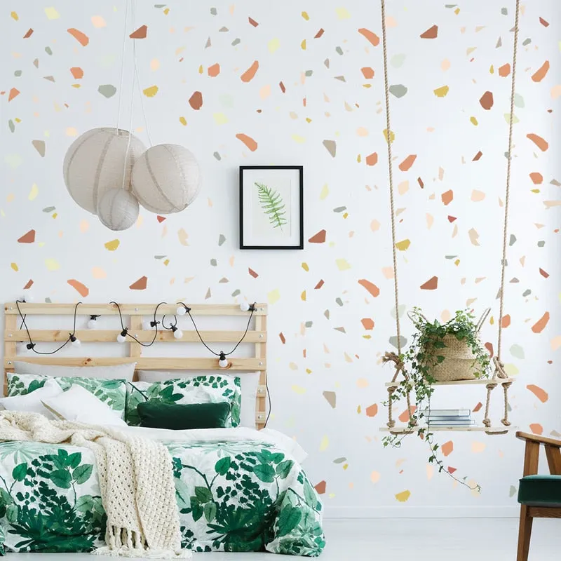 DIY Creative Colorful Stones Wall Sticker Nordic Concise Style Vinyl Kids Living Room Bedroom Mural Decal Fridge Decoration