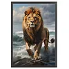 Lion-11CT Stamped Cross Stitch 40*70cm(Big Size)