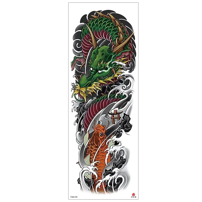 temporary tattoos for men robot full arm sleeve tattoo mechanical lion tiger waterproof tatto fake tatoo stickers body tatoo art