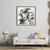 Woman-11CT Stamped Cross Stitch 40*40cm