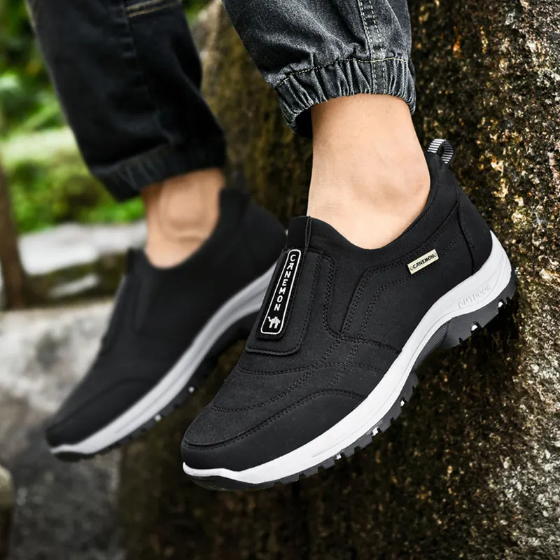 🔥Authenticity Guaranteed-Men's Comfortable Waterproof Breathable Orthopedic Walking Shoes Hiking Shoes