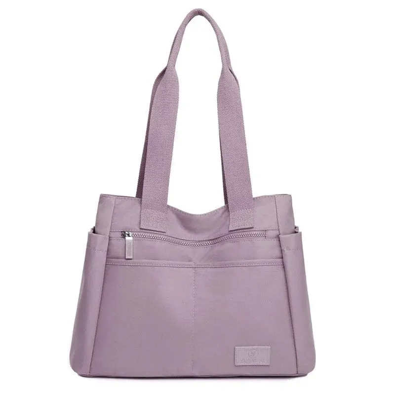 【Japanese handmade】8 colors Large capacity multi-pocket handbag