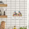 (US Local)Bird DIY Diamond Painting Hanging Hook Wall Hooks No Hole Punching Wall Decor