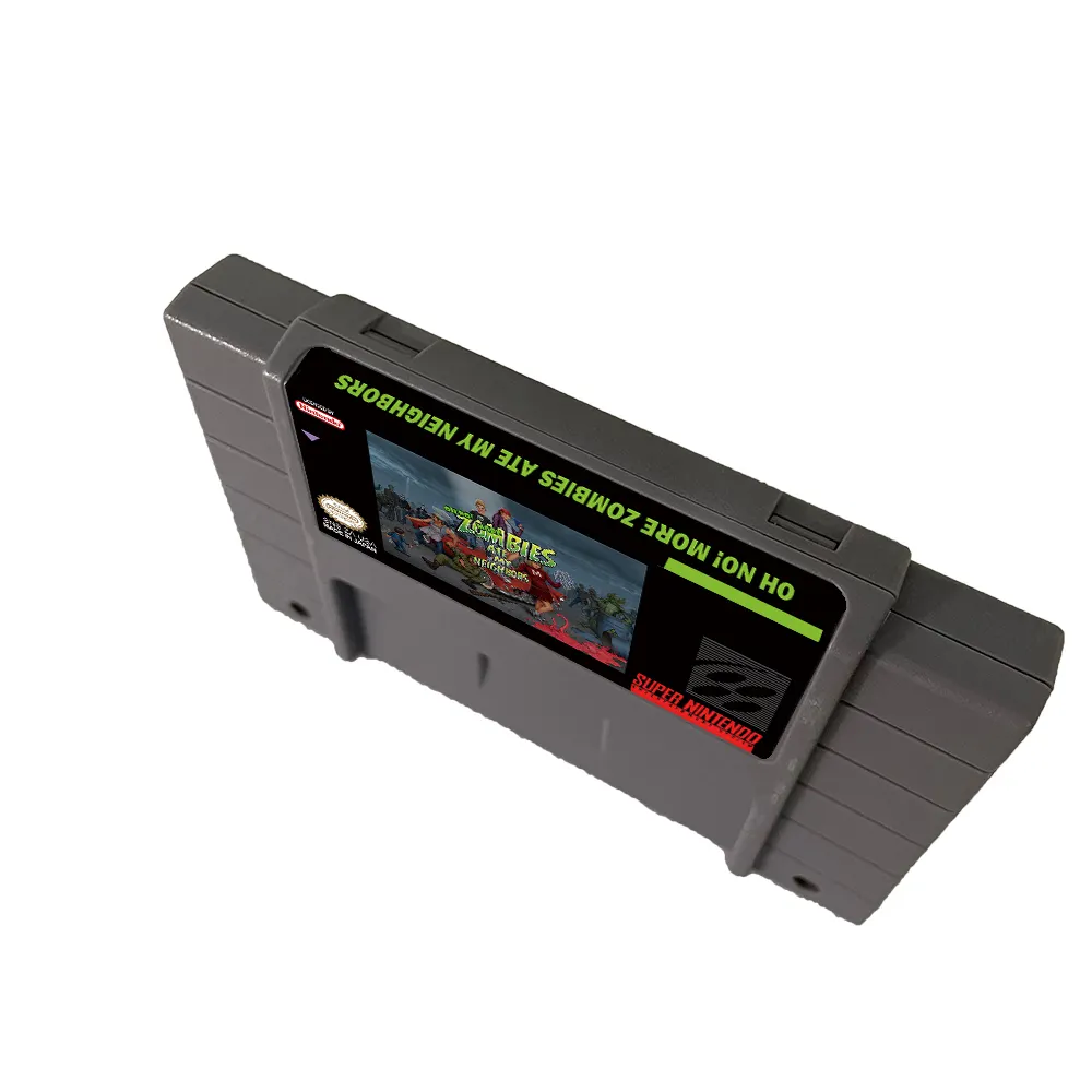 Oh No! More Zombies Ate My Neighbors! SNES For Super Nintendo Entertainment System - 16 Bit US Version Game Cartridge