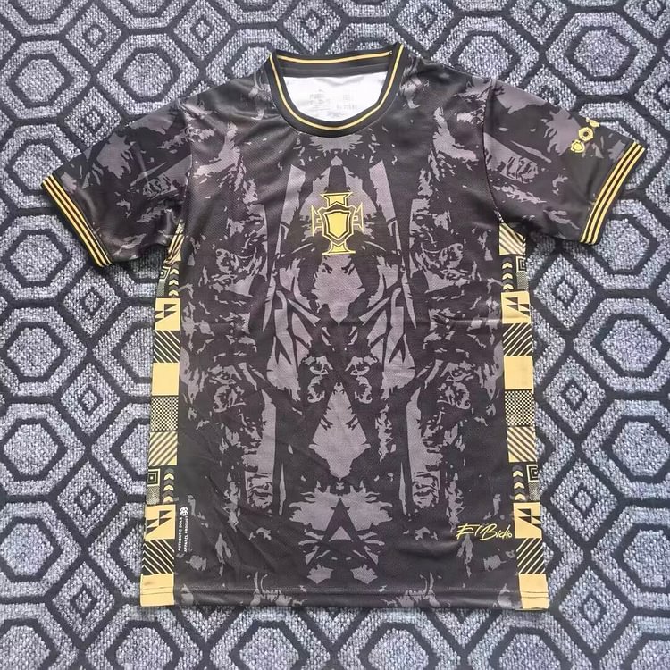 2025-26 Portugal Special Edition Black and Gold Jersey - Fan Edition