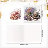 12 PCS Coffee Afternoon Tea - 5D DIY Greeting Card